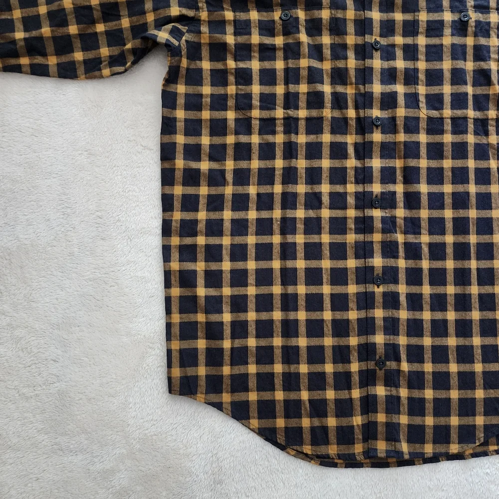 Patagonia Long-Sleeve Chima Cotton Shirt, Men's Large, EUC - Pine Lodge/Black - Picture 2 of 10